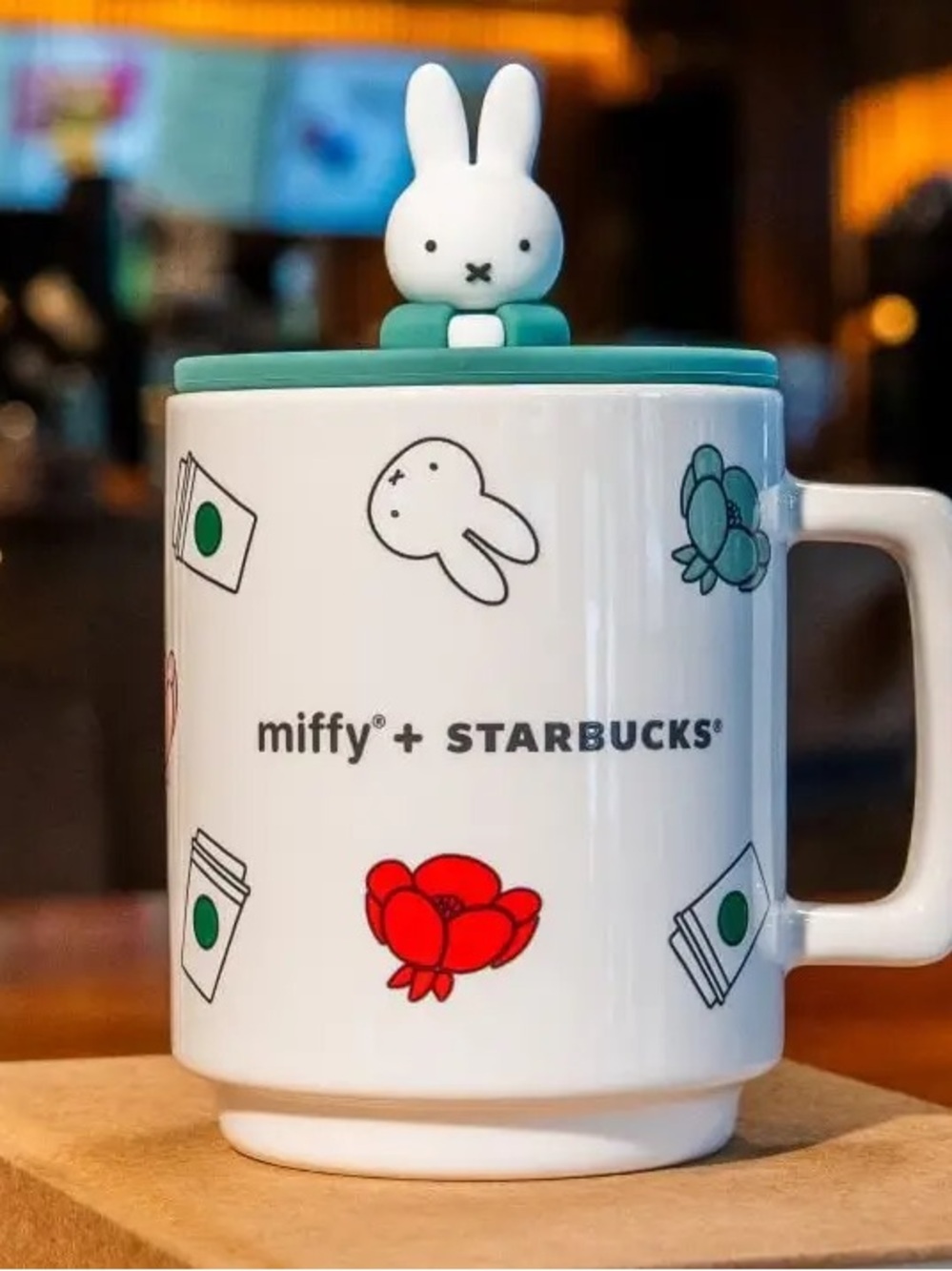 Miffy x Starbucks Ceramic Mug With Lid